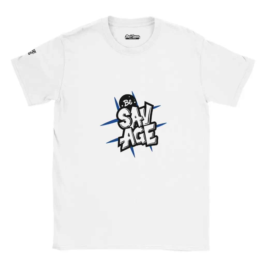 Camiseta de cuello redondo BE SAVAGE 