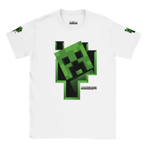 Camiseta de cuello redondo Minecraft