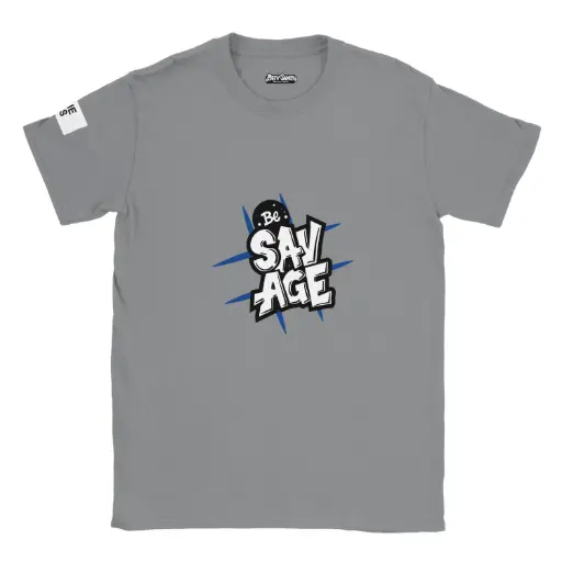 Camiseta de cuello redondo BE SAVAGE 